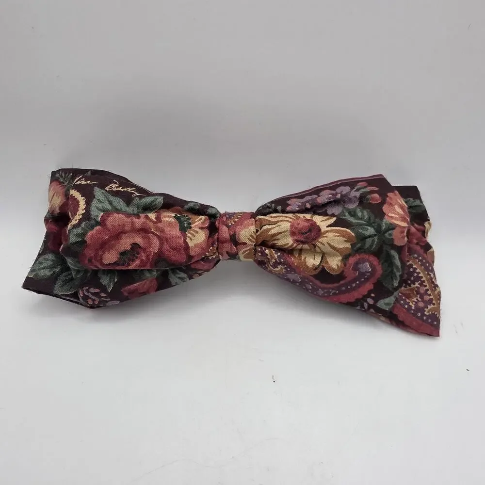 Vintage Vera Bradley Hair Accessories Lot Scrunchies Bow Barrettes Floral Retire